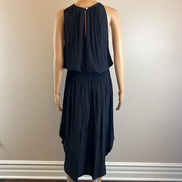 Ramy Brook Black Audrey Blouson Midi Dress NWT - Picture 7 of 9